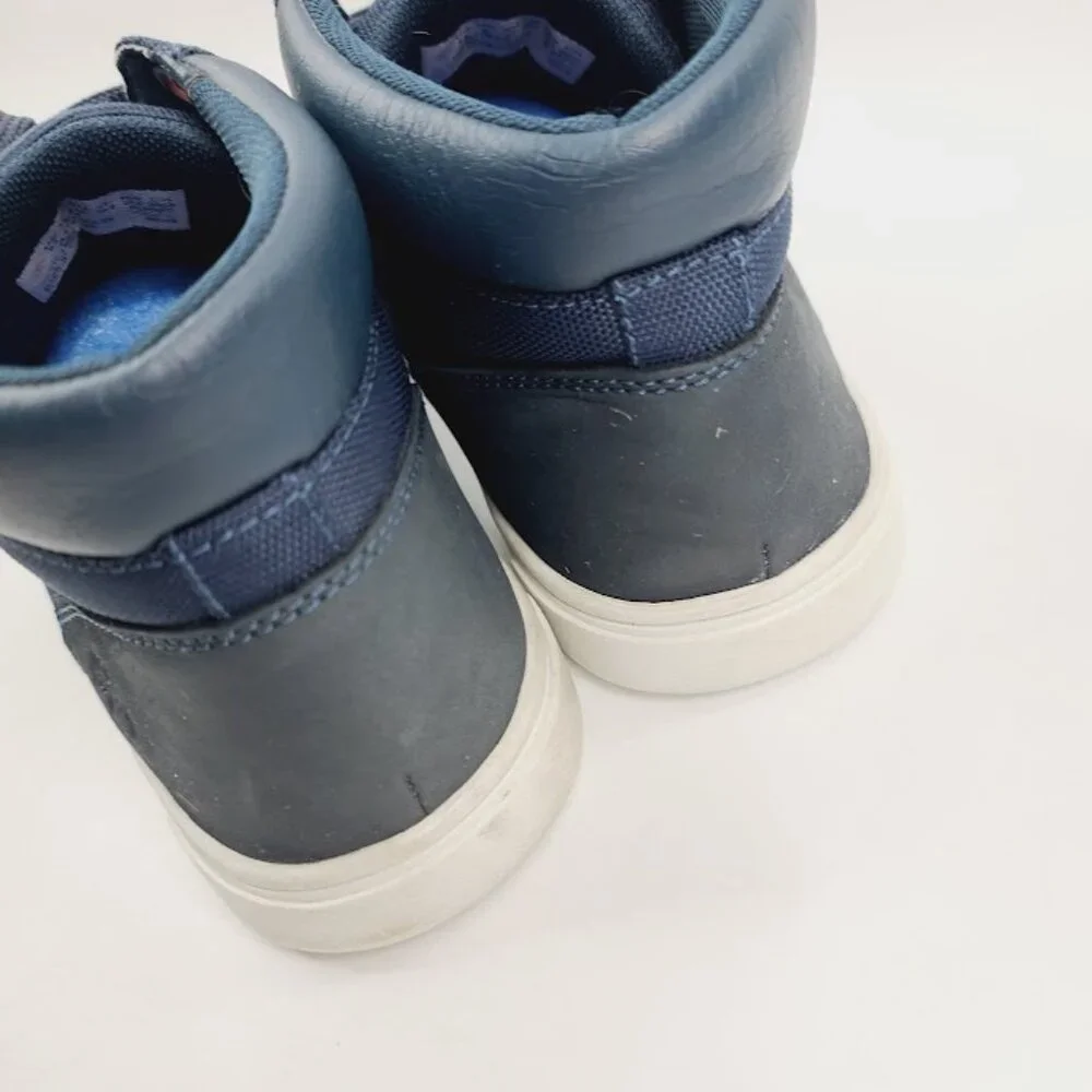 Timberland Men’s Navy Blue Mid Top Sneakers Size 8.5 - Picture 4 of 8